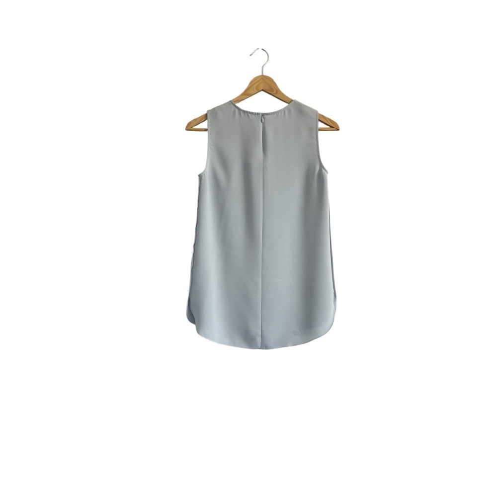 Babaton Powder Blue High Low Sleeveless Blouse XXS - Picture 3 of 3